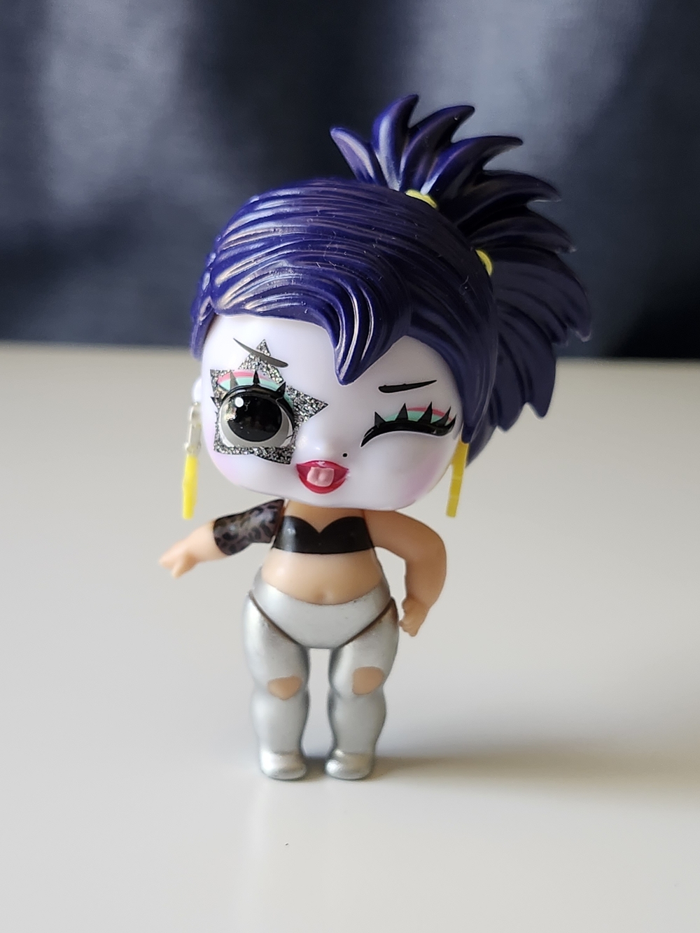 LOL Surprise Swap Tots - ROCKIN' CUTIE Doll - Purple Hair Rocker 2023 MGA